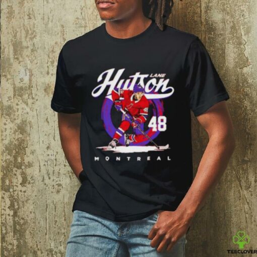 Lane Hutson Montreal Canadaiens Brush Signature Shirt