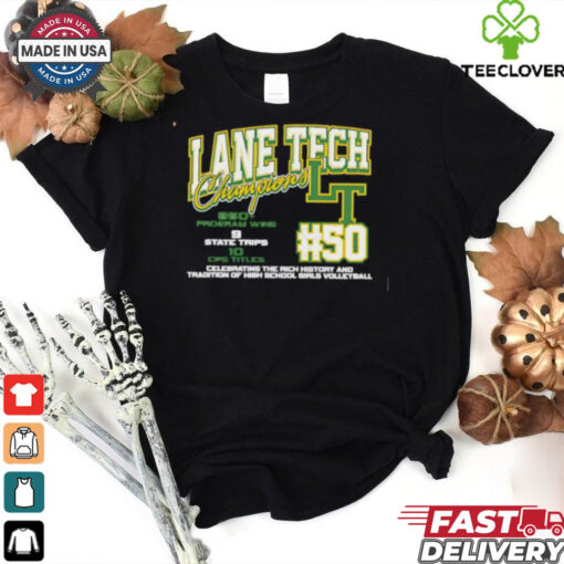 Lane Tech IHSA Girls Volleyball Top 50 logo shirt