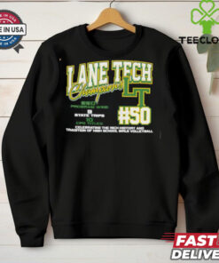 Lane Tech IHSA Girls Volleyball Top 50 logo shirt