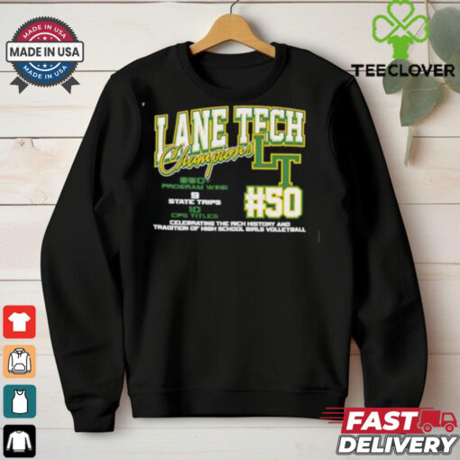 Lane Tech IHSA Girls Volleyball Top 50 logo shirt