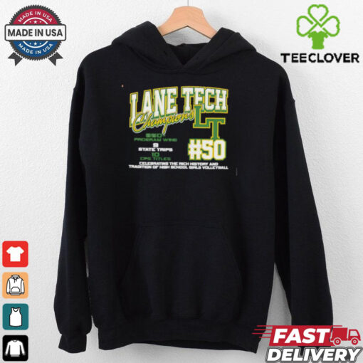 Lane Tech IHSA Girls Volleyball Top 50 logo shirt