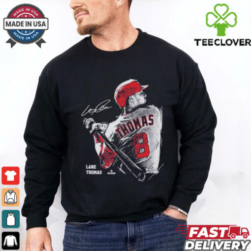 Lane thomas cleveland bitmap signature shirt