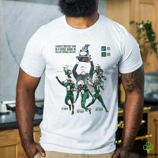 Largest Shutout Win In A Bowl Game In College Football History University Of South Florida Football Boca Raton Bowl Champions 2023 Shirt