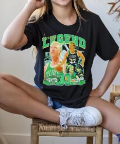 Larry Bird number 33 legend Boston Celtics signatures shirt