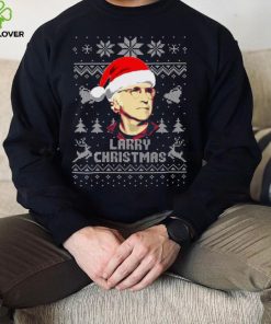 Larry David Larry Christmas White Xmas Pattern Unisex Sweathoodie, sweater, longsleeve, shirt v-neck, t-shirt