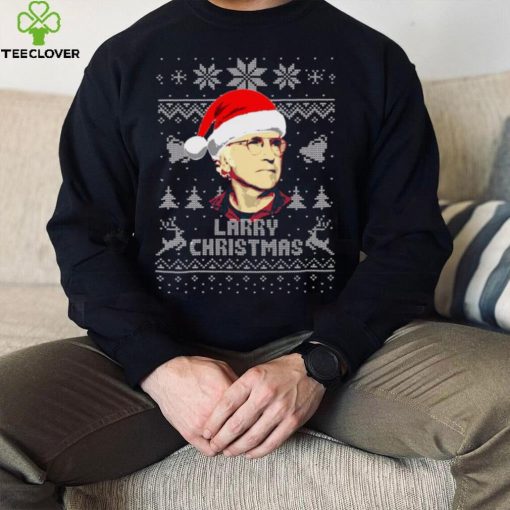 Larry David Larry Christmas White Xmas Pattern Unisex Sweathoodie, sweater, longsleeve, shirt v-neck, t-shirt