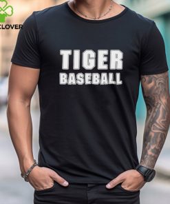 Larry Ragland Wearing Tiger Baseball Shirt