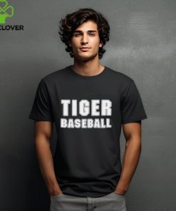 Larry Ragland Wearing Tiger Baseball Shirt