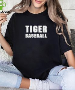 Larry Ragland Wearing Tiger Baseball Shirt