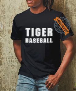 Larry Ragland Wearing Tiger Baseball T Shirt