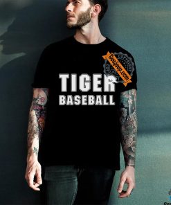 Larry Ragland Wearing Tiger Baseball T Shirt