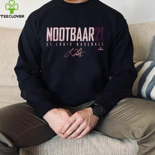 Lars Nootbaar St. Louis Elite WHT Shirt