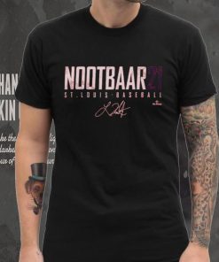 Lars Nootbaar St. Louis Elite WHT Shirt