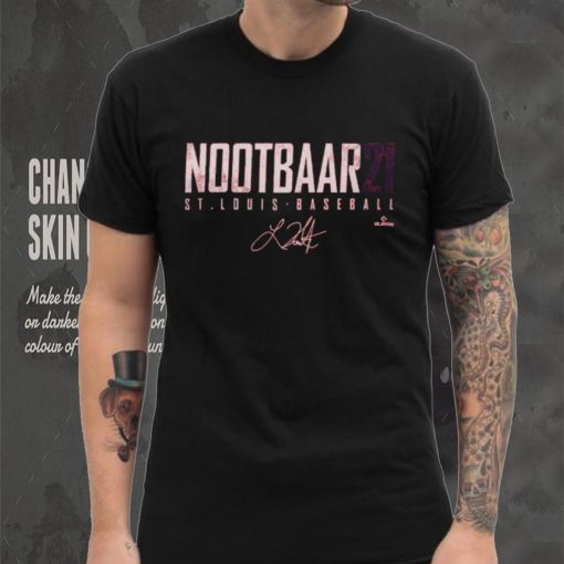 Lars Nootbaar St. Louis Elite WHT Shirt