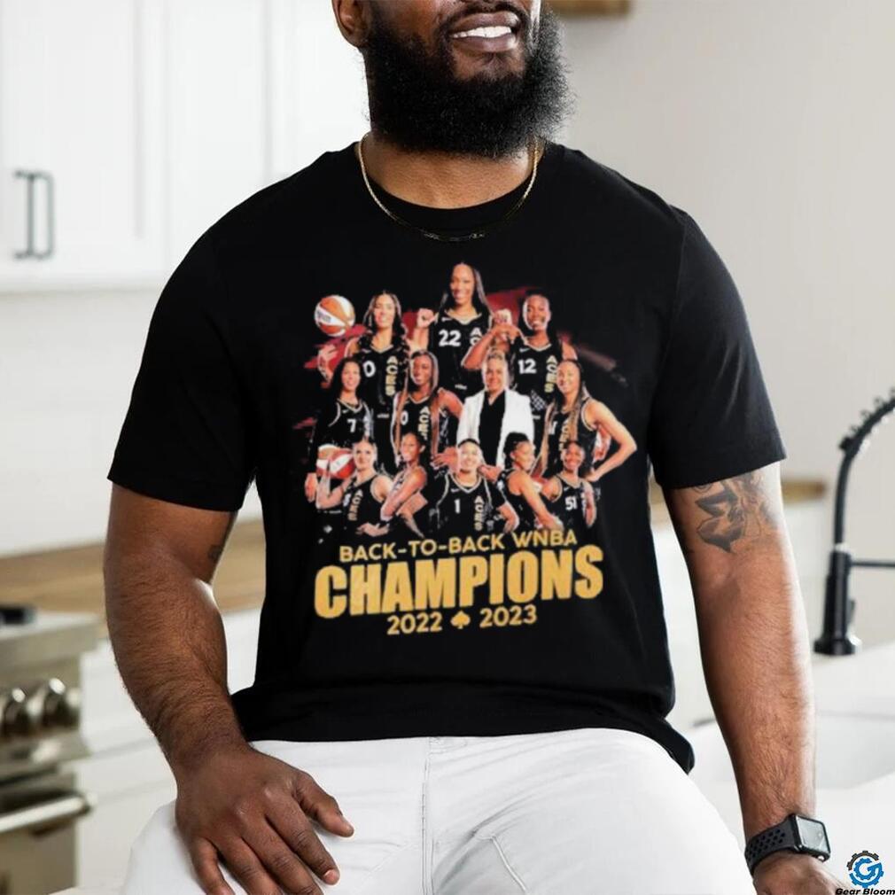 Las Vegas Aces Back To Back Wnba Champions 2022 2023 T Shirt Las Vegas Aces Back To Back Wnba Champions 2022 2023 T Shirt