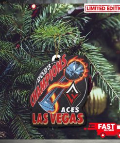 Las Vegas Aces Homage Unisex 2023 WNBA Finals Champion Trophy Christmas Tree Decorations Ornament