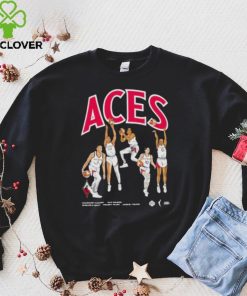 Las Vegas Aces Playa Society Starting Five T Shirt