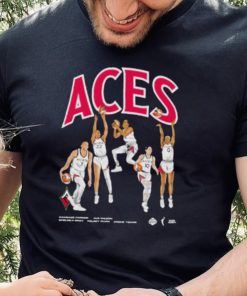 Las Vegas Aces Playa Society Starting Five T Shirt