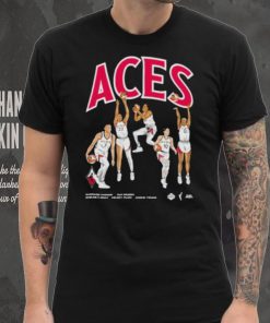 Las Vegas Aces Playa Society Starting Five T Shirt