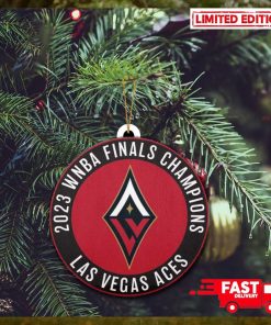 Las Vegas Aces WNBA Finals Champions 2023 Logo Christmas Tree Decorations Ornament