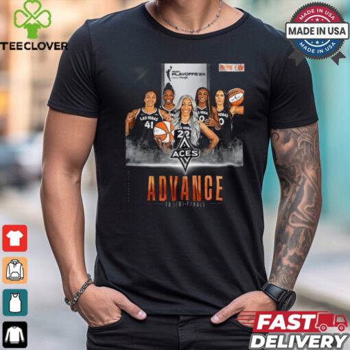 Las Vegas Aces WNBA Playoff 24 Advance To Semi Finals shirt