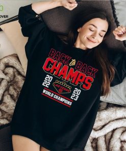 Las Vegas Aces back to back Champs 2022 2023 World Champions hoodie, sweater, longsleeve, shirt v-neck, t-shirt