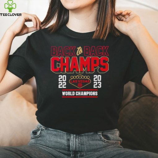 Las Vegas Aces back to back Champs 2022 2023 World Champions hoodie, sweater, longsleeve, shirt v-neck, t-shirt