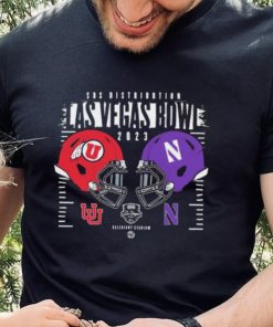 Las Vegas Bowl 2023 Northwestern Wildcats Vs Utah Utes Duel Helmet shirt