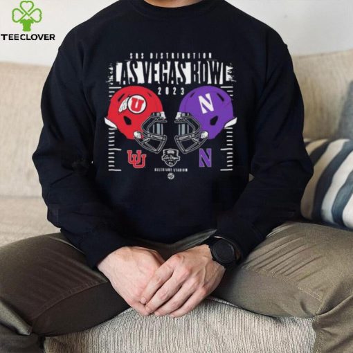 Las Vegas Bowl 2023 Northwestern Wildcats Vs Utah Utes Duel Helmet hoodie, sweater, longsleeve, shirt v-neck, t-shirt