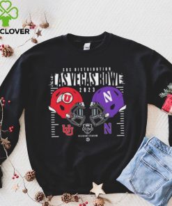 Las Vegas Bowl 2023 Northwestern Wildcats Vs Utah Utes Duel Helmet hoodie, sweater, longsleeve, shirt v-neck, t-shirt