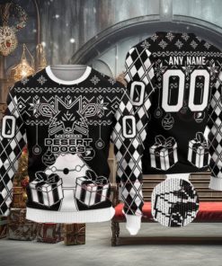 Las Vegas Desert Dogs Special Design Merry Matchup Light Up Ugly Christmas Sweater