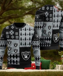 Las Vegas Footballs For Christmas Gift For Raiders Fans Womens Ugly Sweater