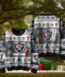 Las Vegas Raiders 2024 They Not Like Us Raiders Christmas Ugly Sweater