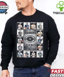 Las Vegas Raiders 65 years 1960 2025 legends players T shirt
