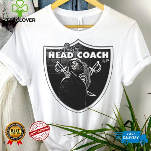 Las Vegas Raiders Antonio Pierce coach our head coach logo hoodie, sweater, longsleeve, shirt v-neck, t-shirt