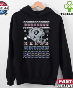 Las Vegas Raiders Christmas NFL football Christmas helmet shirt