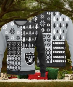 Las Vegas Raiders Christmas Pattern Ugly Christmas Sweater Christmas Gift