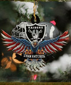 Las Vegas Raiders Decorations, Eagles Christmas Ornaments