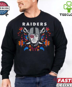 Las Vegas Raiders Dia De Los Muertos 2024 T Shirt