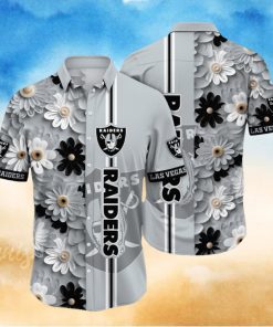 Las Vegas Raiders Hawaii Shirt Flower Sporty And Stylish