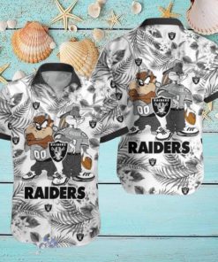 Las Vegas Raiders Hawaiian Shirt Taz and Bugs For NFL Team