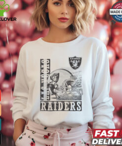 Las Vegas Raiders Helmet Dash T Shirt