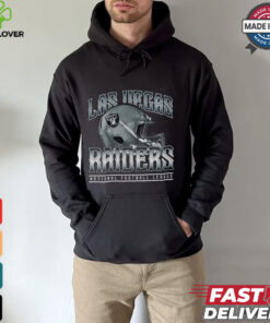 Las Vegas Raiders Helmet Garment Dyed Heavyweight T Shirt