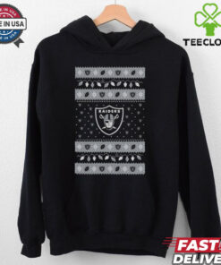Las Vegas Raiders Holiday Lights Sweater T Shirt 1 Las Vegas Raiders Holiday Lights Sweater T Shirt