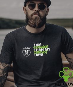 Las Vegas Raiders I Am Stronger Than My Darkest Days shirt