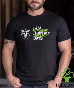 Las Vegas Raiders I Am Stronger Than My Darkest Days shirt 2 Las Vegas Raiders I Am Stronger Than My Darkest Days shirt