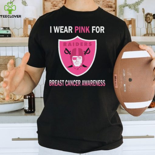 Las Vegas Raiders I wear pink for Breast Cancer Awareness 2023 hoodie, sweater, longsleeve, shirt v-neck, t-shirt