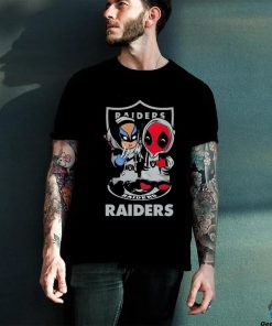 Las Vegas Raiders Marvel Wolverine Deadpool True Friends T Shirt