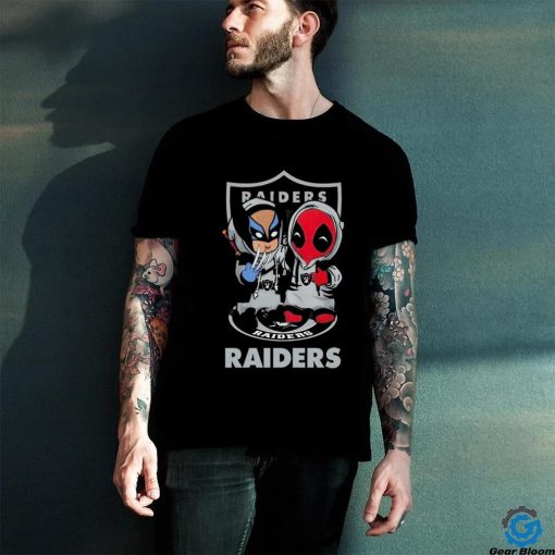 Las Vegas Raiders Marvel Wolverine Deadpool True Friends T Shirt