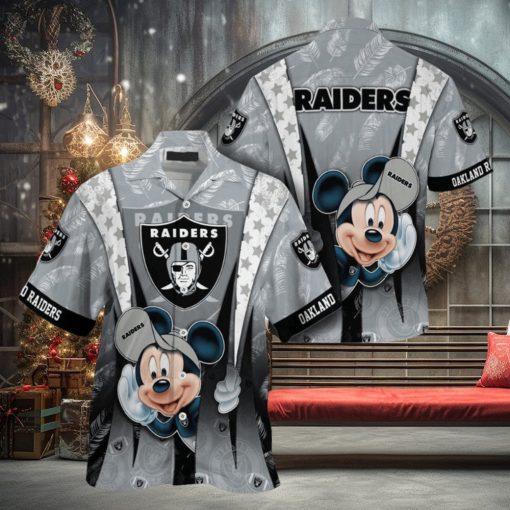 Las Vegas Raiders Mickey Mouse NFL Hawaiian Shirt